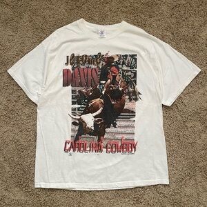 Vintage 1997 Rodeo T Shirt - Jerome Davis Cowboy Size XL